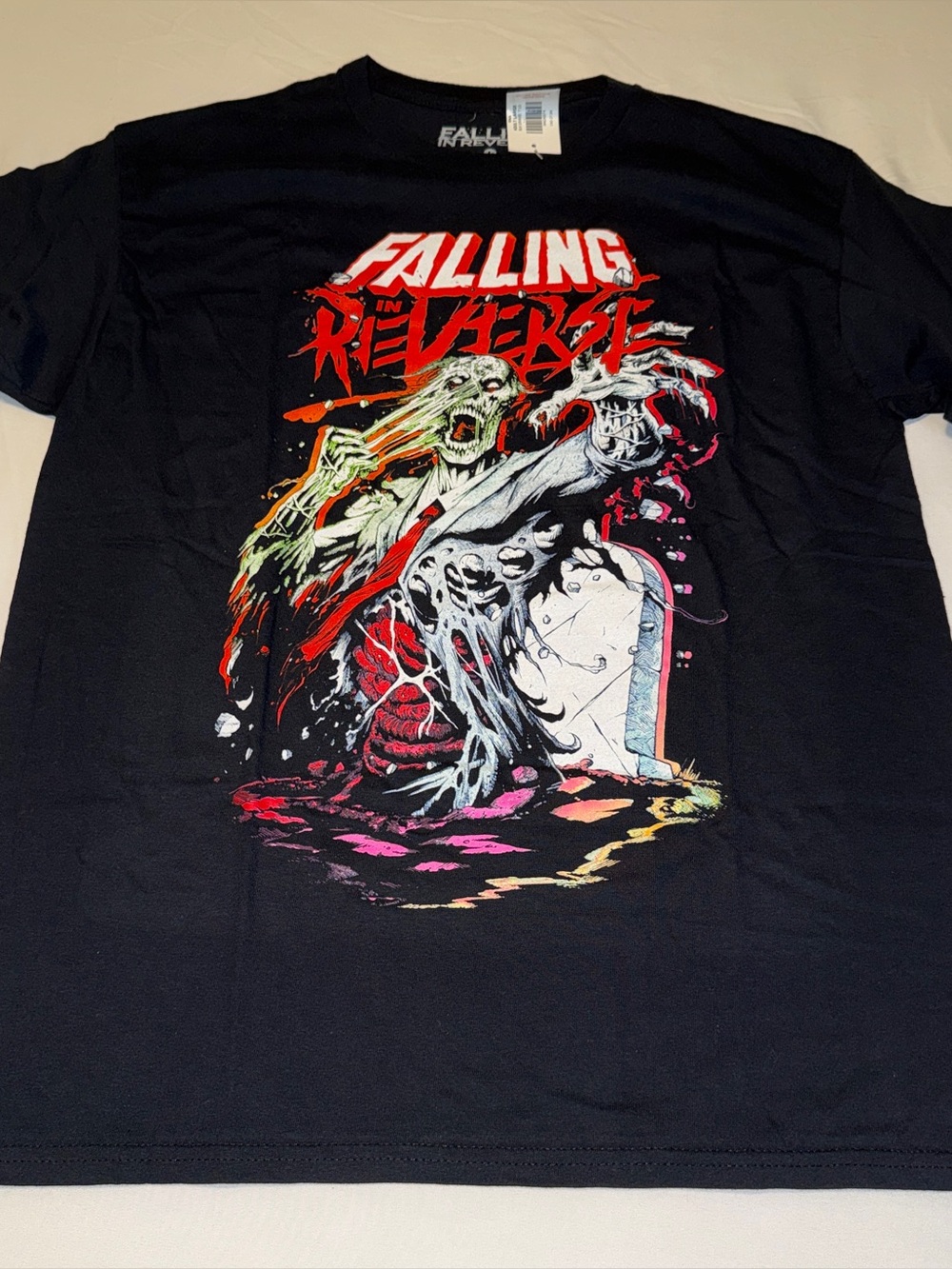 Falling In Reverse Tee, Size L NWT